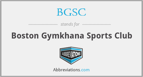 BGSC - Boston Gymkhana Sports Club