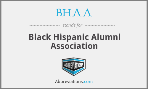 BHAA - Black Hispanic Alumni Association