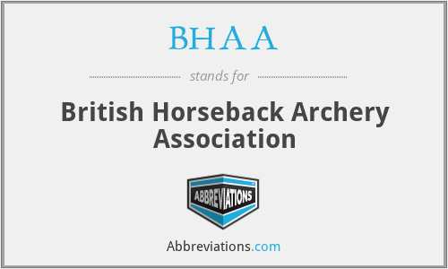 BHAA - British Horseback Archery Association
