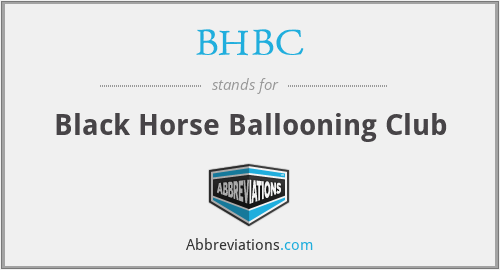 BHBC - Black Horse Ballooning Club