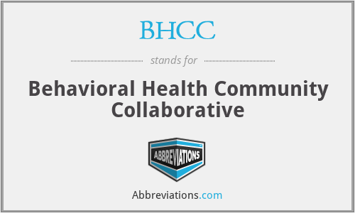 BHCC - Behavioral Health Community Collaborative