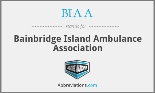 BIAA - Bainbridge Island Ambulance Association