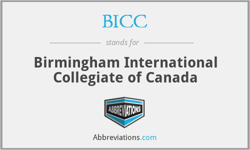 BICC - Birmingham International Collegiate of Canada