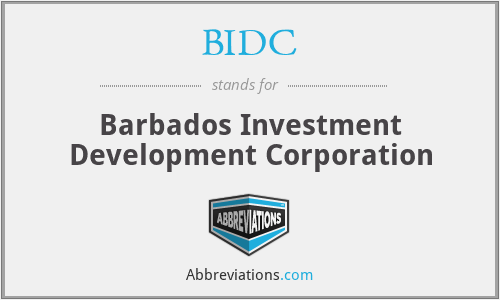 BIDC - Barbados Investment Development Corporation