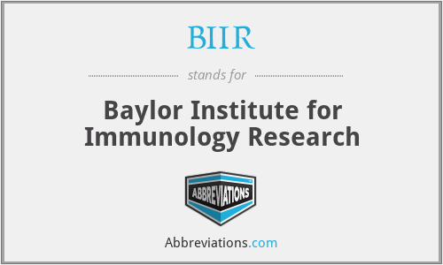 BIIR - Baylor Institute for Immunology Research