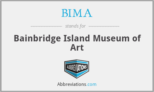 BIMA - Bainbridge Island Museum of Art