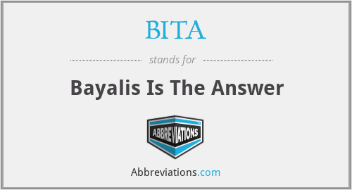 BITA - Bayalis Is The Answer
