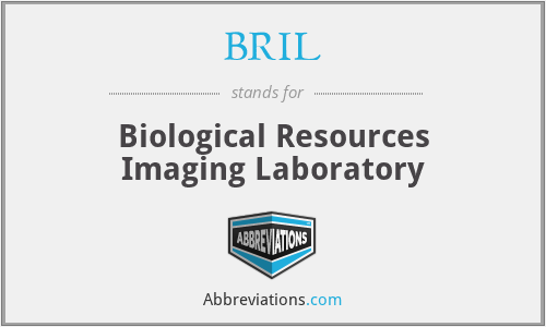 BRIL - Biological Resources Imaging Laboratory