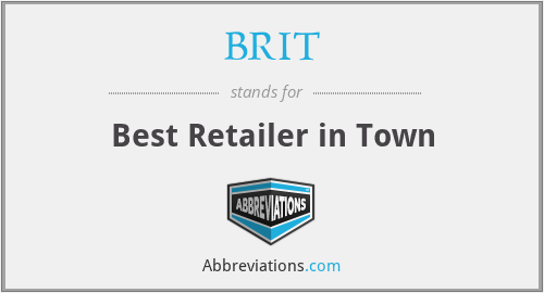 BRIT - Best Retailer in Town