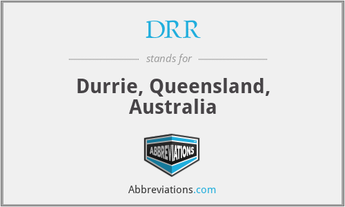 DRR - Durrie, Queensland, Australia