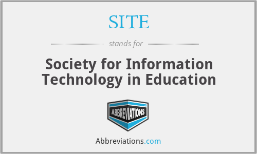 SITE - Society for Information Technology in Education