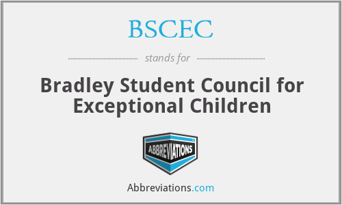 BSCEC - Bradley Student Council for Exceptional Children