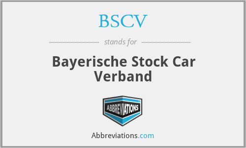 BSCV - Bayerische Stock Car Verband