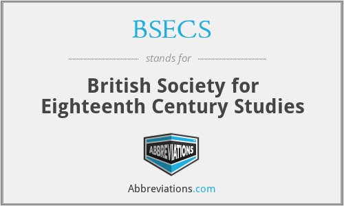 BSECS - British Society for Eighteenth Century Studies