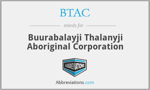 BTAC - Buurabalayji Thalanyji Aboriginal Corporation
