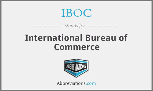 IBOC - International Bureau of Commerce
