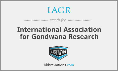 IAGR - International Association for Gondwana Research