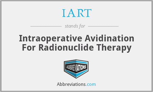 IART - Intraoperative Avidination For Radionuclide Therapy