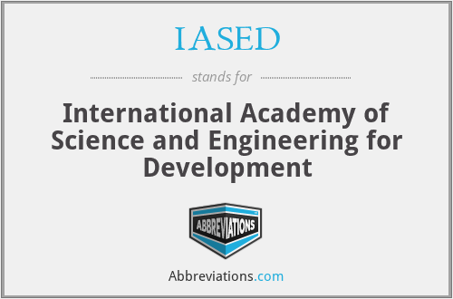 IASED - International Academy of Science and Engineering for Development