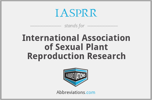 IASPRR - International Association of Sexual Plant Reproduction Research
