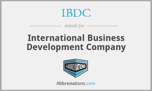 IBDC - International Business Development Company