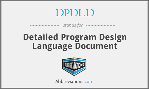 DPDLD - Detailed Program Design Language Document