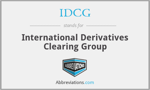 IDCG - International Derivatives Clearing Group