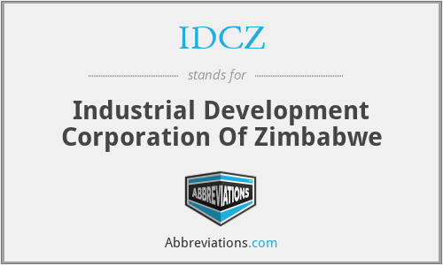 IDCZ - Industrial Development Corporation Of Zimbabwe