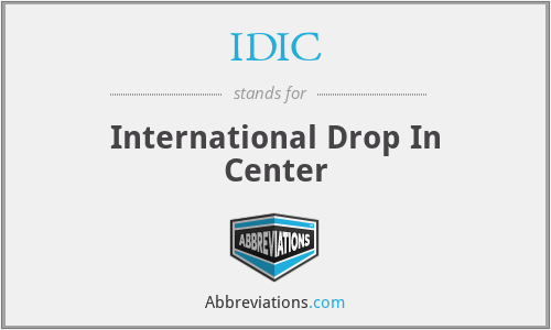 IDIC - International Drop In Center