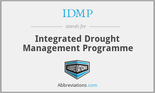 IDMP - Integrated Drought Management Programme