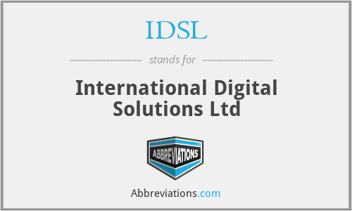 IDSL - International Digital Solutions Ltd