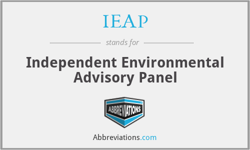 IEAP - Independent Environmental Advisory Panel