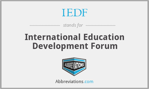 IEDF - International Education Development Forum