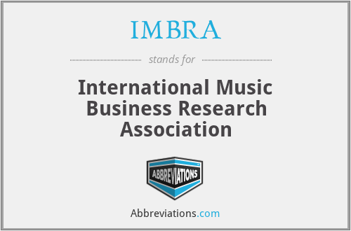 IMBRA - International Music Business Research Association