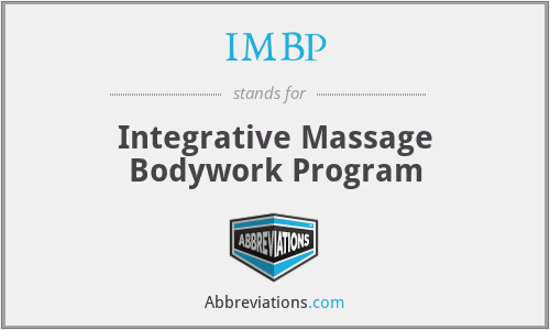 IMBP - Integrative Massage Bodywork Program