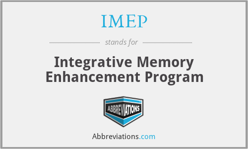 IMEP - Integrative Memory Enhancement Program