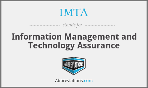 IMTA - Information Management and Technology Assurance