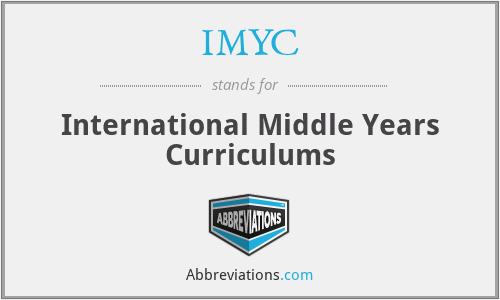 IMYC - International Middle Years Curriculums