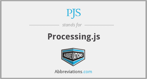 PJS - Processing.js