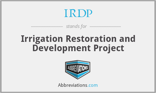IRDP - Irrigation Restoration and Development Project