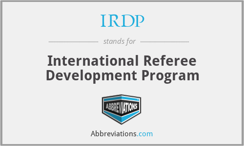 IRDP - International Referee Development Program