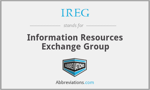 IREG - Information Resources Exchange Group