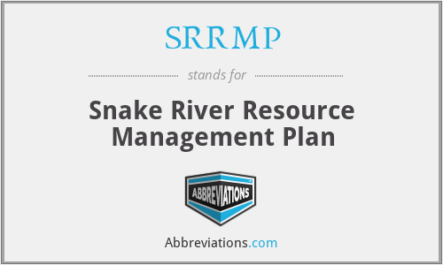 SRRMP - Snake River Resource Management Plan