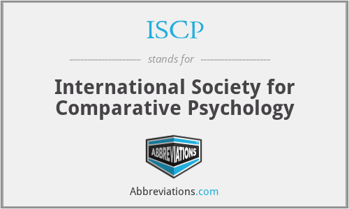ISCP - International Society for Comparative Psychology