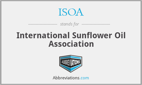 ISOA - International Sunflower Oil Association