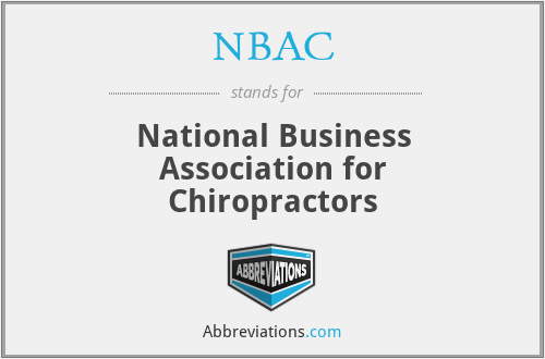 NBAC - National Business Association for Chiropractors