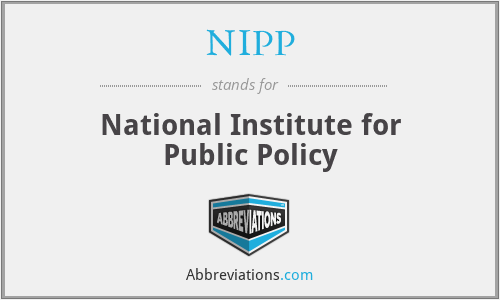 NIPP - National Institute for Public Policy