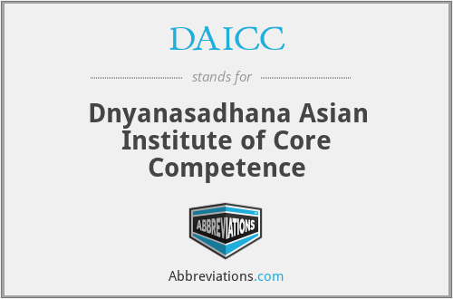 DAICC - Dnyanasadhana Asian Institute of Core Competence