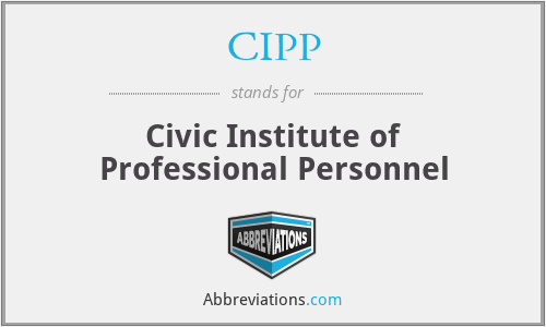 CIPP - Civic Institute of Professional Personnel