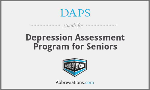DAPS - Depression Assessment Program for Seniors